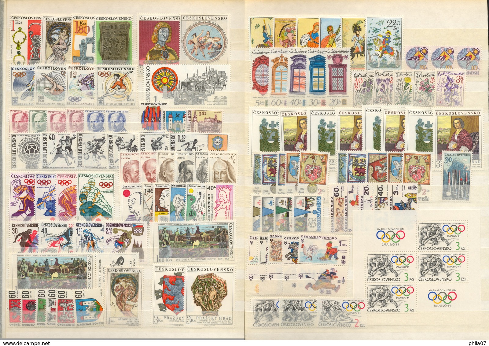 Czechoslovakia - Interesting Lot Of MNH Stamps, All In Good Condition / 3 Scans - Other & Unclassified