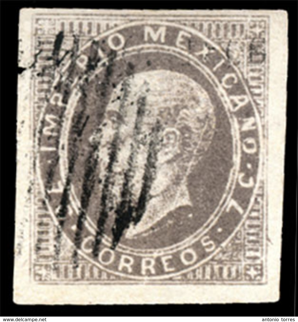 MEXICO. APAM 7c 20 1866 (no Name) With Tiny Thin. Looks Fine - Very Fine. (Scott 269, NF 47) - Messico