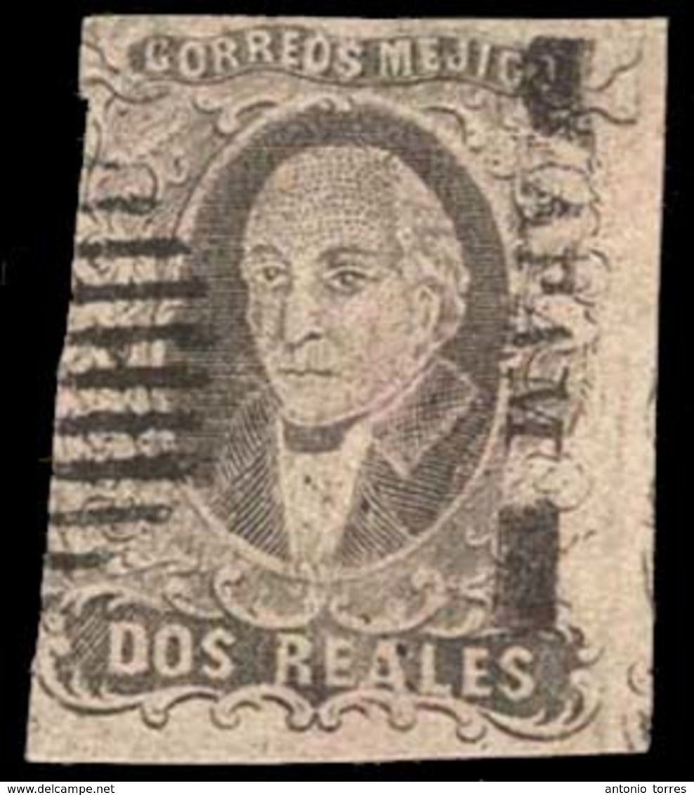 MEXICO. 2rs.61 APAM District. Premium Rarity. Lines Grill Cancel. Schatzkes 35. Unrecorded By Him In 61. NF # 8. Cat. Va - Messico