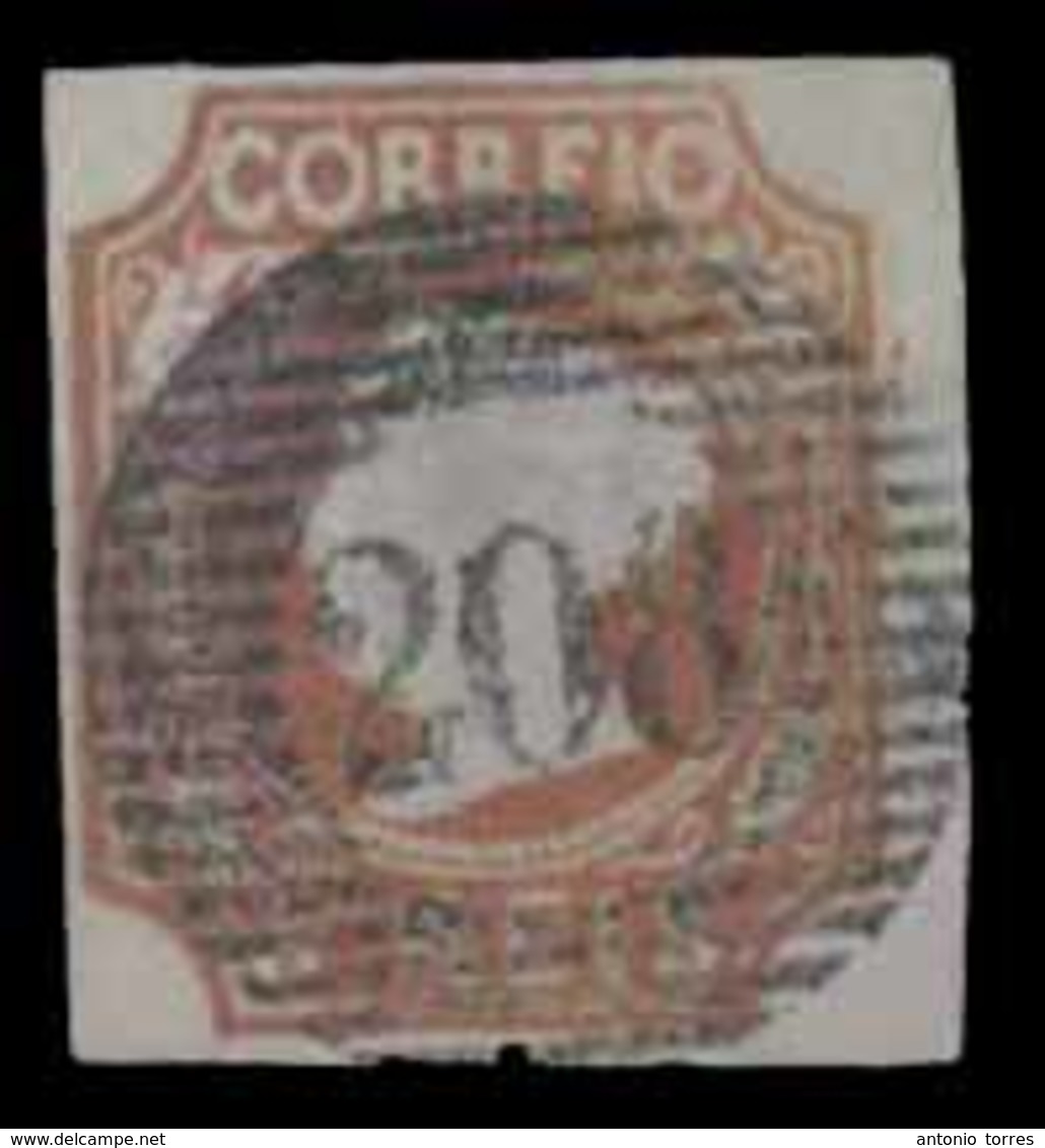 PORTUGAL. 1º. Brown Shade On Thick Paper. Complete Margins. Cancelled "208" (Faro). V. Fine. - Other & Unclassified