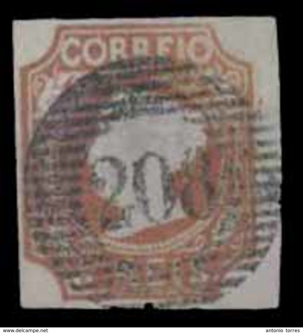 PORTUGAL. 1º. Brown Shade On Thick Paper. Complete Margins. Cancelled "208" (Faro). V. Fine. - Altri & Non Classificati