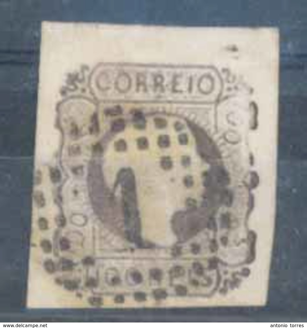 PORTUGAL. 9º. Strong Dry Very Dark Blue. V. Good/large Margins, Cancelled "1" Dots. V. Fine. - Altri & Non Classificati