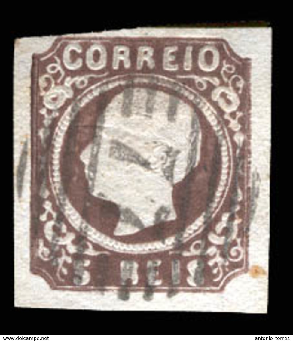 PORTUGAL. 5rs. Die I. "77". Coimbra. Beauty. Af. 14. Used. XF. - Sonstige & Ohne Zuordnung