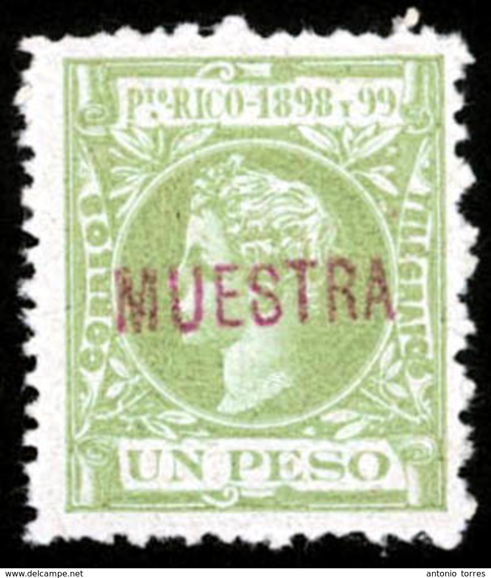 PUERTO RICO. Sobrecarga Muestra. Unmounted Mint.O.G. Precioso. E-148-M. - Puerto Rico