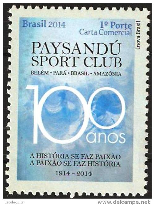 BRAZIL 2014  -  PAYSANDU SPORT  CLUB  - MINT - Unused Stamps