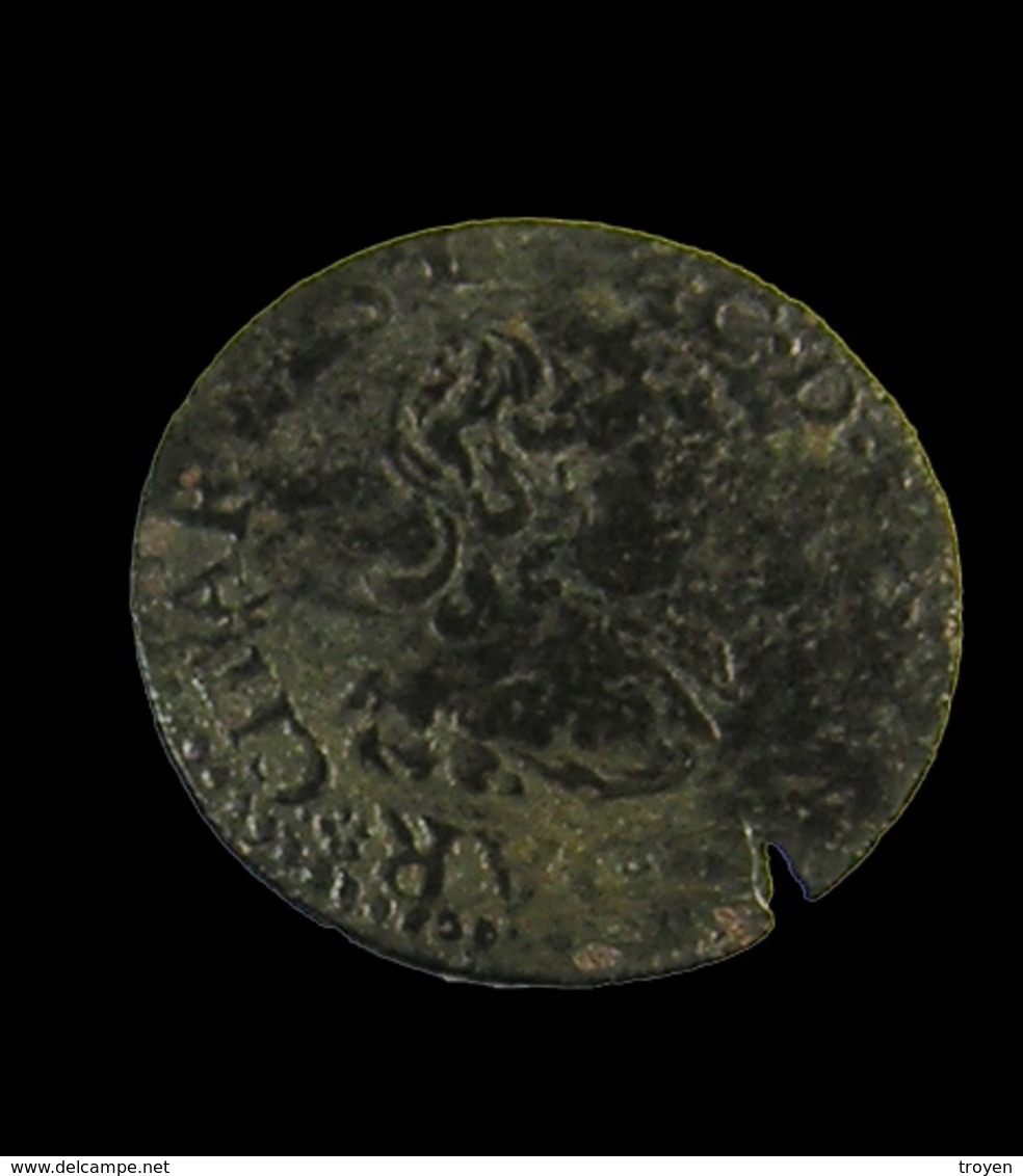 Double Tournois - Charles II De Gonzague - Charleville-Mézières - France - 1642 - RR - TB - - Autres & Non Classés