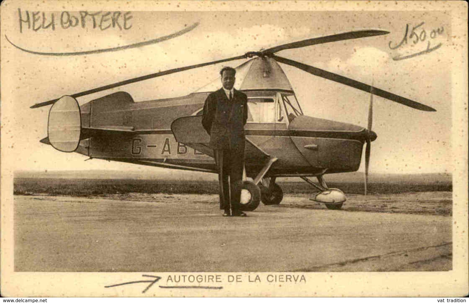 AVIATION - Carte Postale - Autogire De La Cierva - L 30258 - Elicotteri