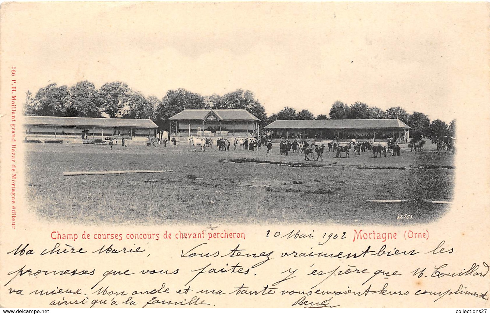 61-MORTAGNE- CHAMP DE COURSES CONCOURS DE CHEVANT PERCHERON - Mortagne Au Perche