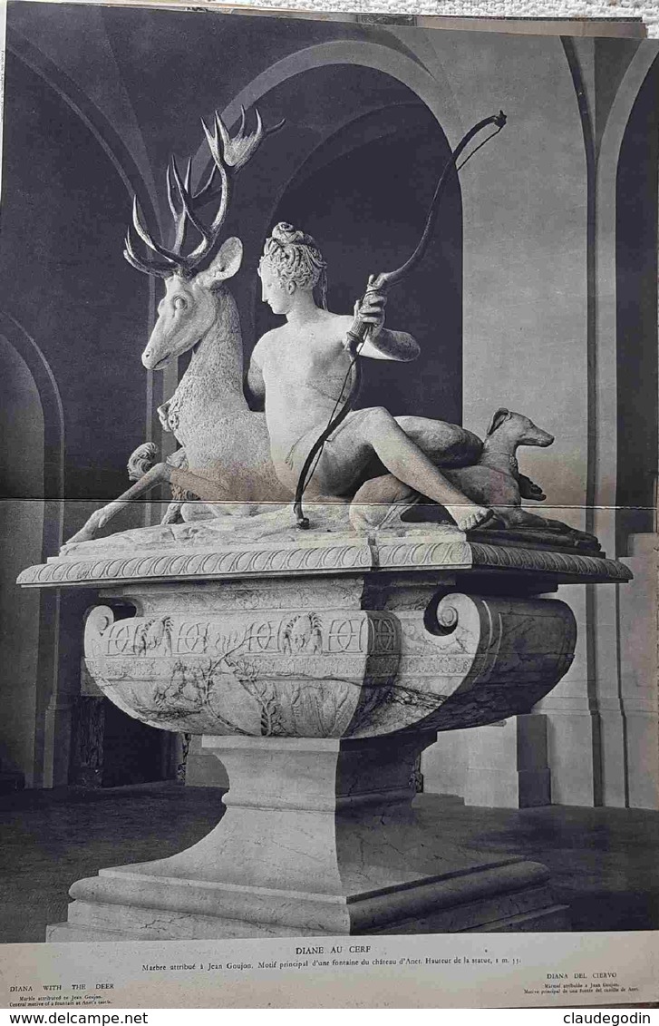 Le louvre par l'Illustration. Sculptures de la renaissance Française. 29x38. Nbreuses planches Noir et blanc. 4 couleurs