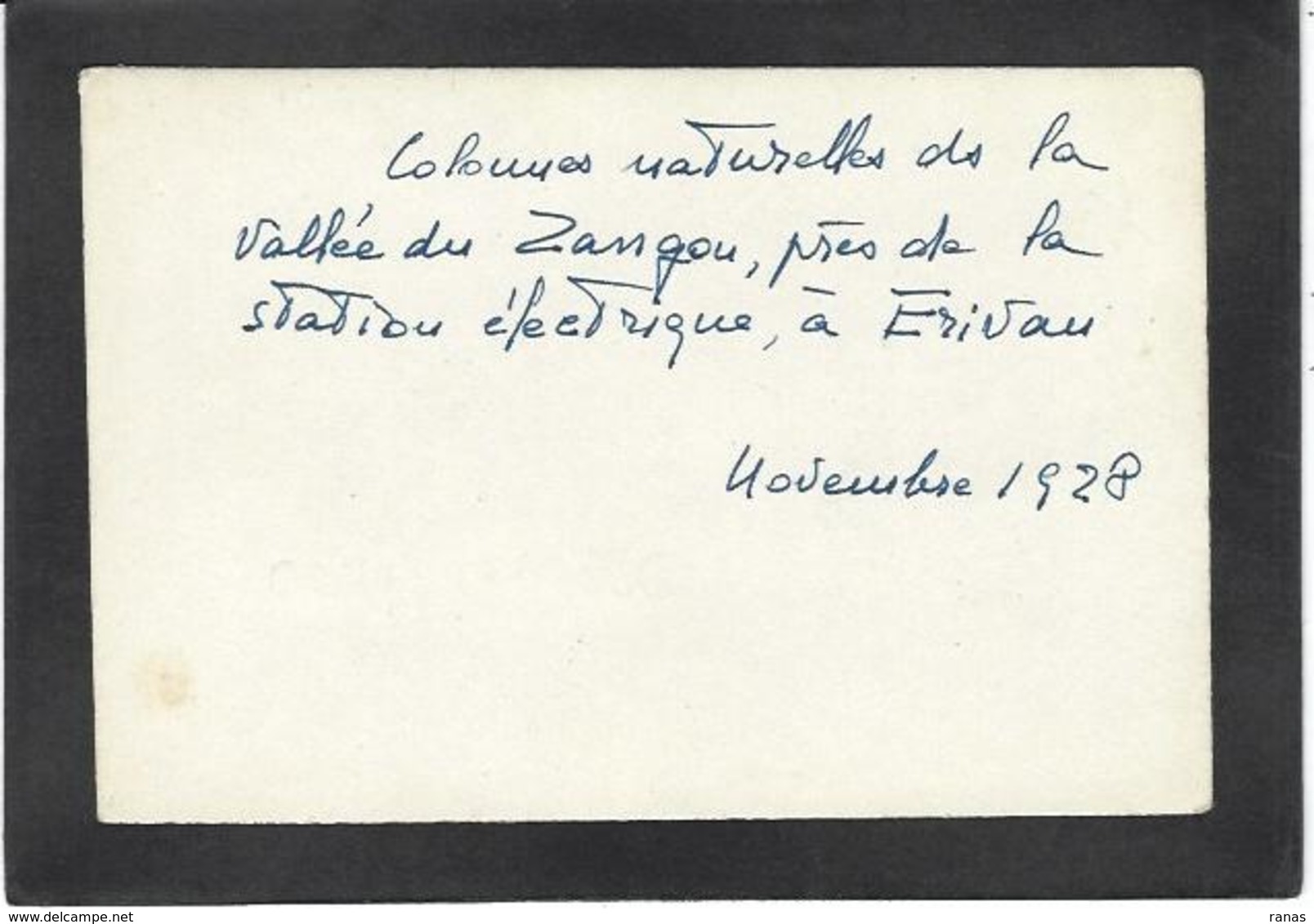 CPA Arménie Arménia Carte Photo RPPC écrite Voir Scan Du Dos - Armenien