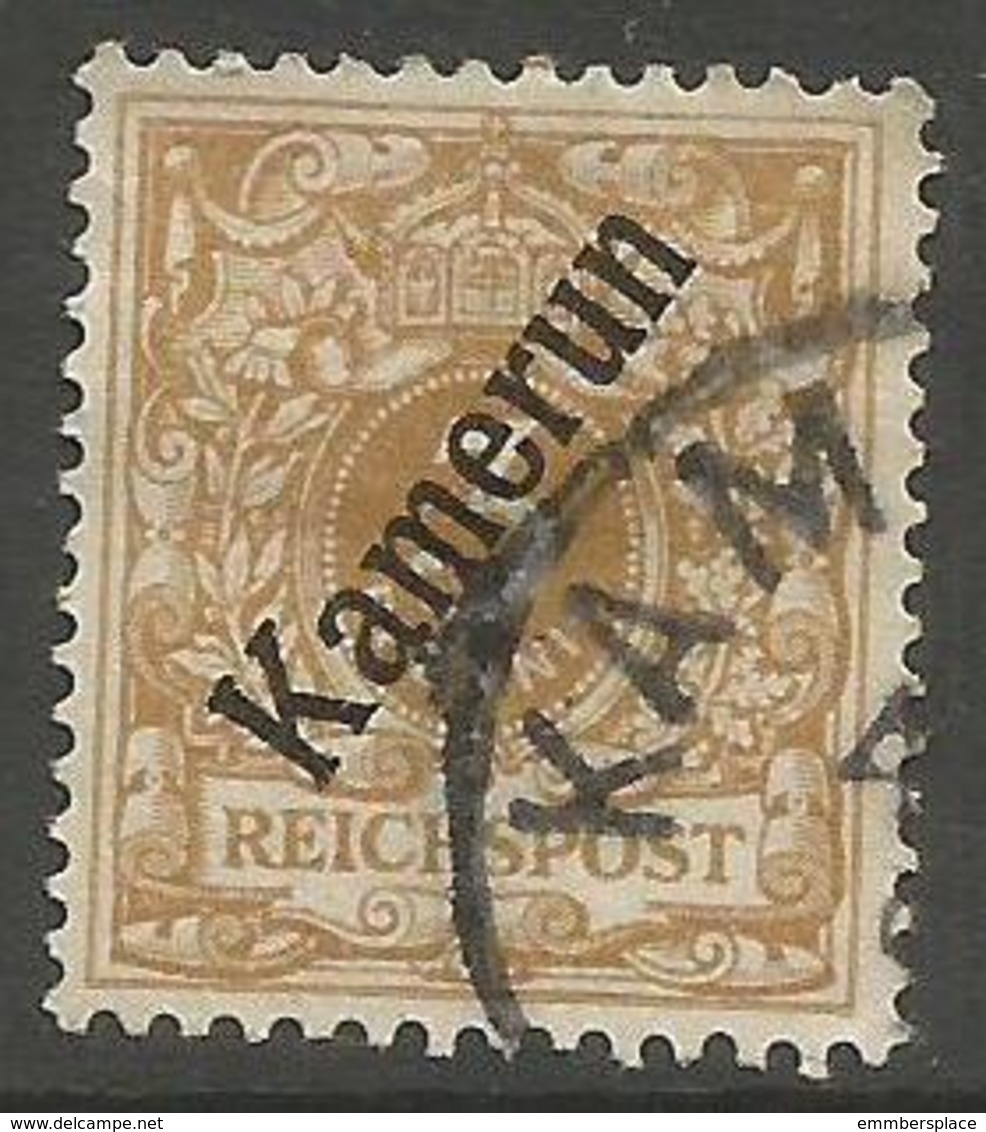 German Cameroun - 1897 Numeral  3pf  Fine Used     Sc 1c - Cameroun