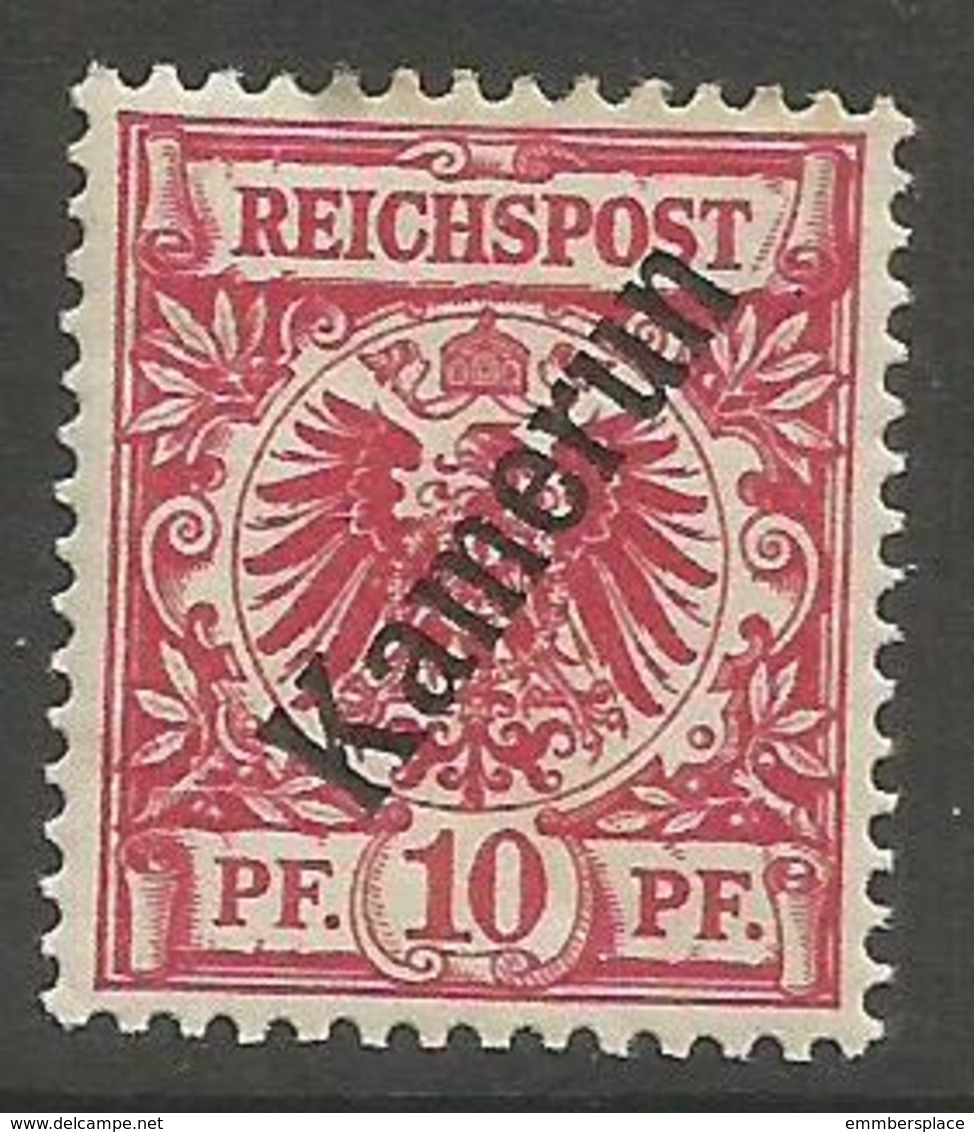 German Cameroun - 1897 German Eagle 10pf Mint Hinged *     Sc 3 - Cameroun