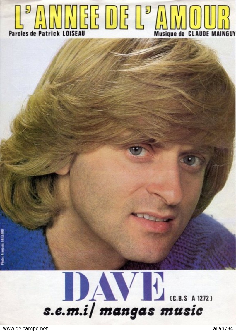 DAVE - 1981 - L'ANNEE DE L'AMOUR - EXCELLENT ETAT PROCHE DU NEUF - - Autres & Non Classés