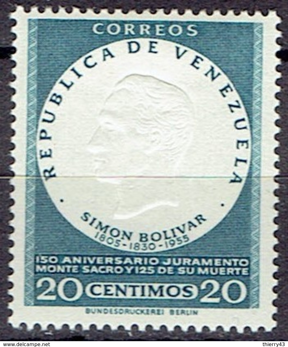 Venezuela 1957 - Simon Bolivar - Mi. 1185  Yv. 541 - MH, Avec Charniere, Ungebraucht - Venezuela