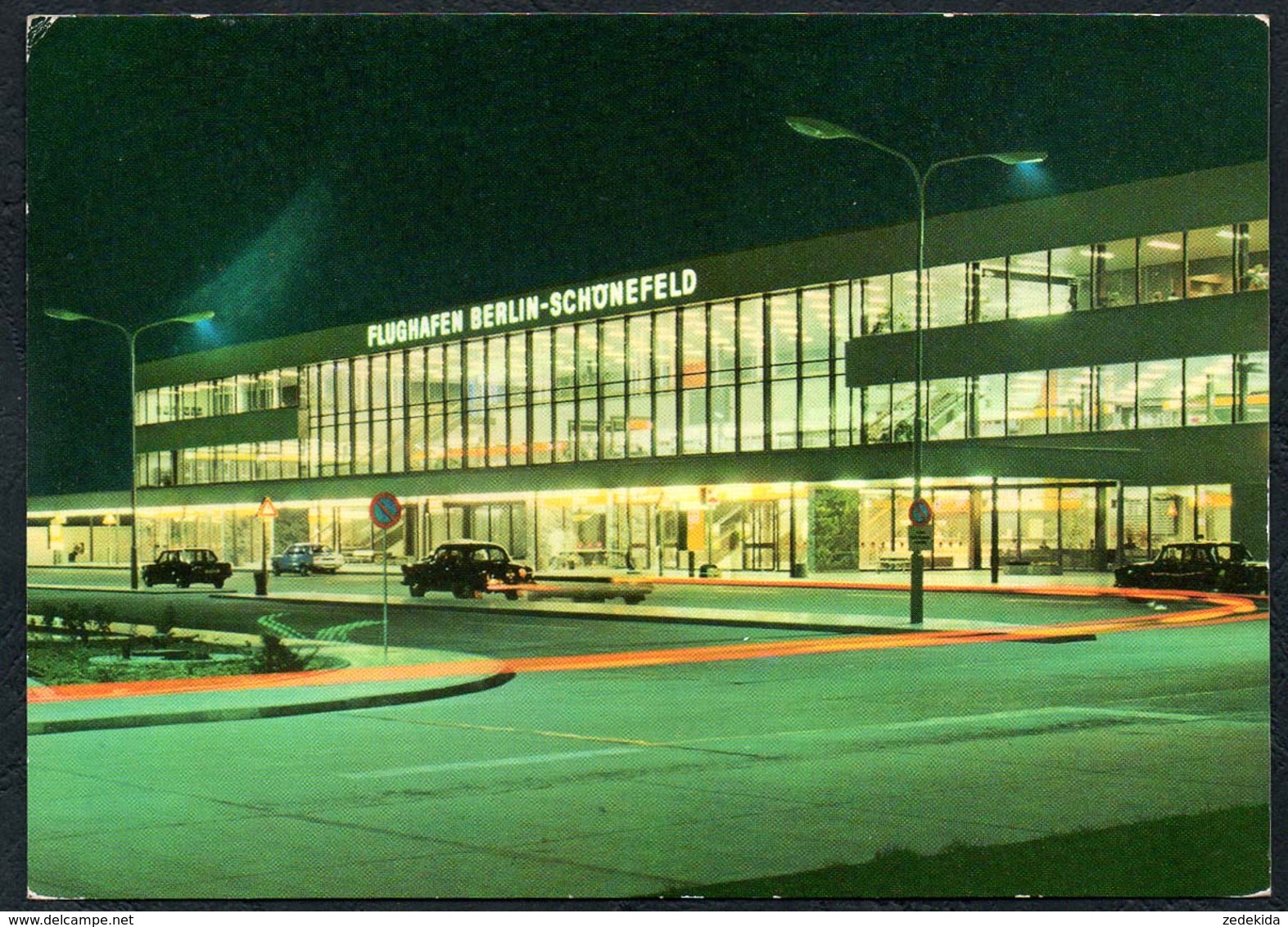 C5737 - Flughafen -  Berlin Schönefeld  Auto Car Fahrzeug - Reichenbach Verlag DDR Nachaufnahme - Aerodrome