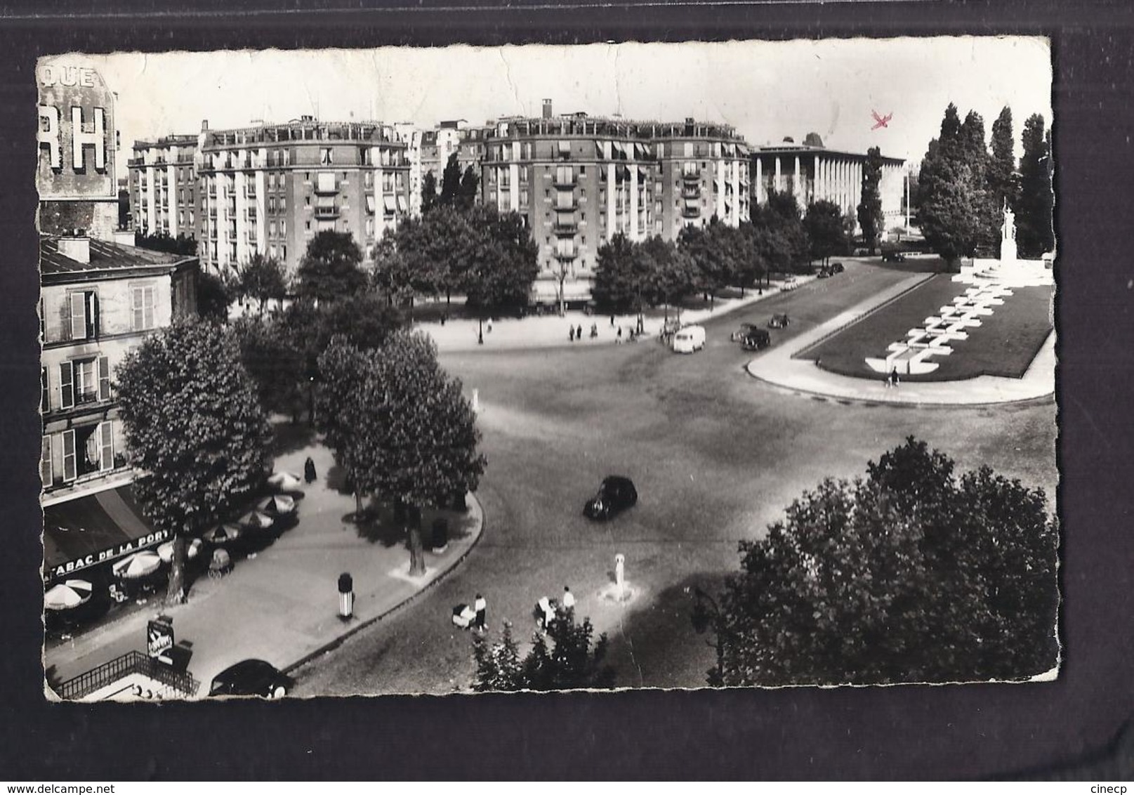 CPSM 75 - 12ème Arrondissement - Place Edouard Renard - TB PLAN CENTRE TB IMMEUBLES AUTOMOBILES 1961 - Arrondissement: 12