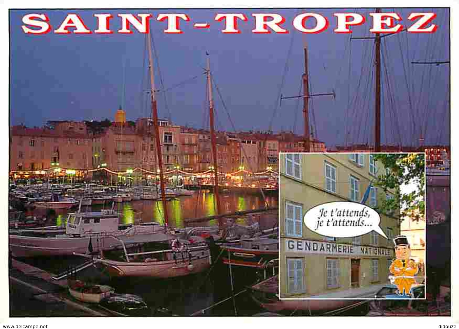 83 - Saint Tropez - Multivues - La Gendarmerie - Bateaux - Voir Scans Recto-Verso - Saint-Tropez