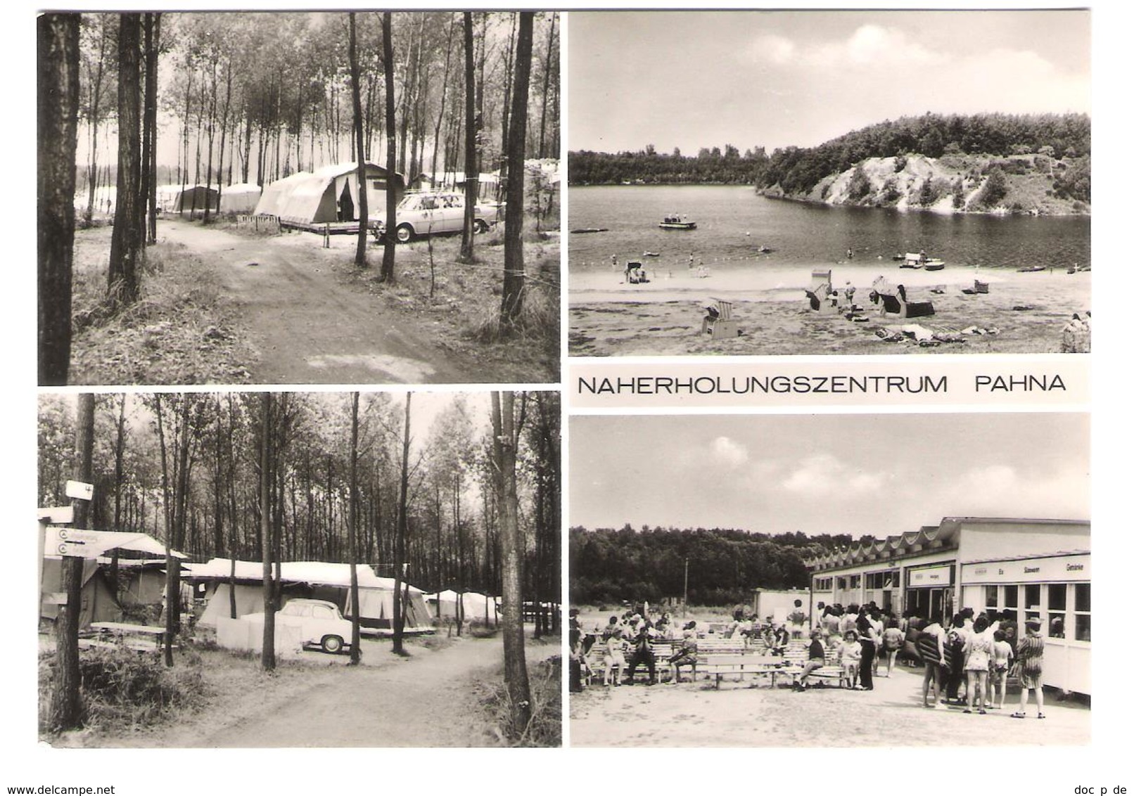 Deutschland - Naherholungszentrum Pahna - Zeltplatz - Alte Ansichten - DDR - Altenburg