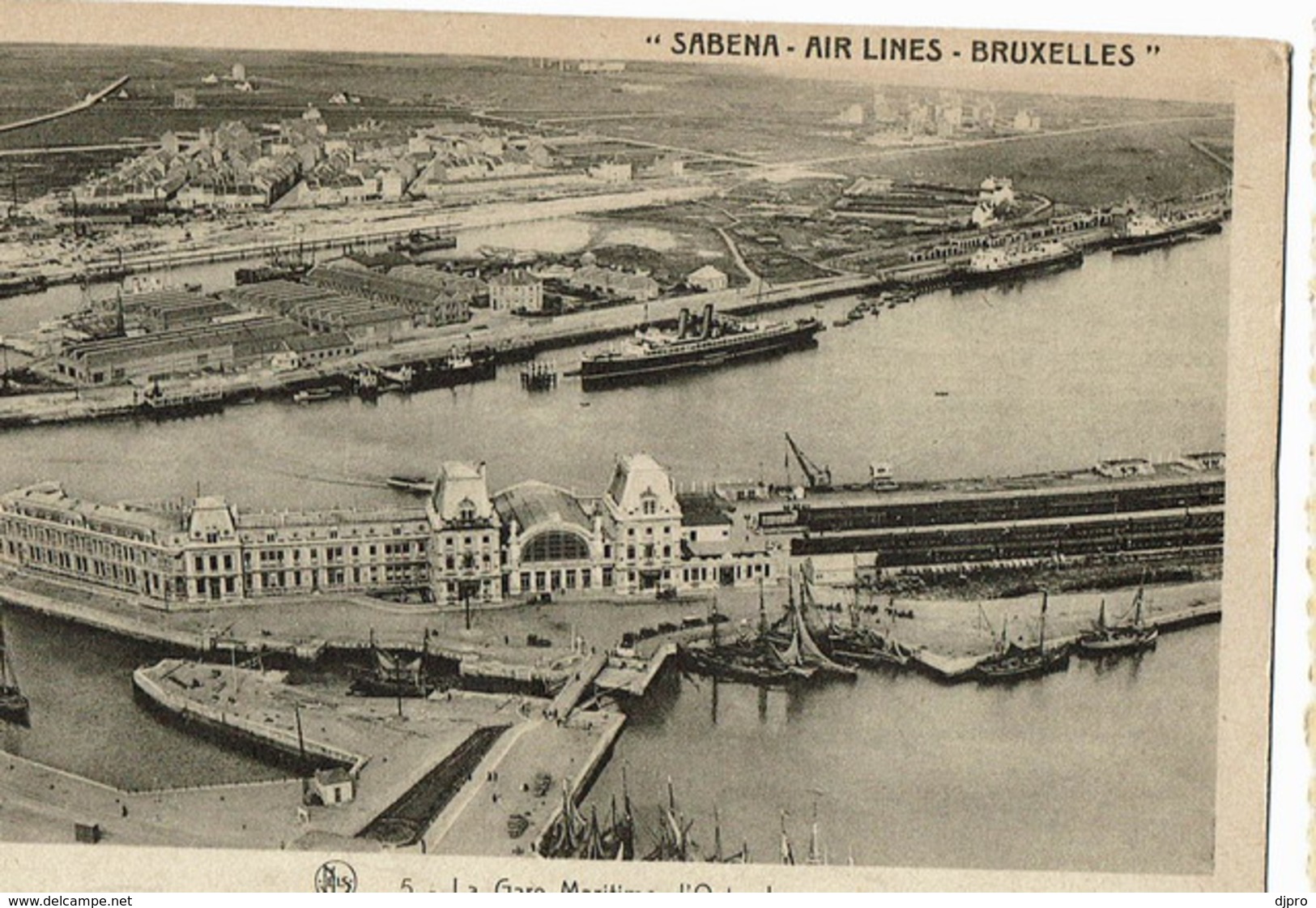 Oostende La Gare  / Station  SABENA Air Lines - Oostende