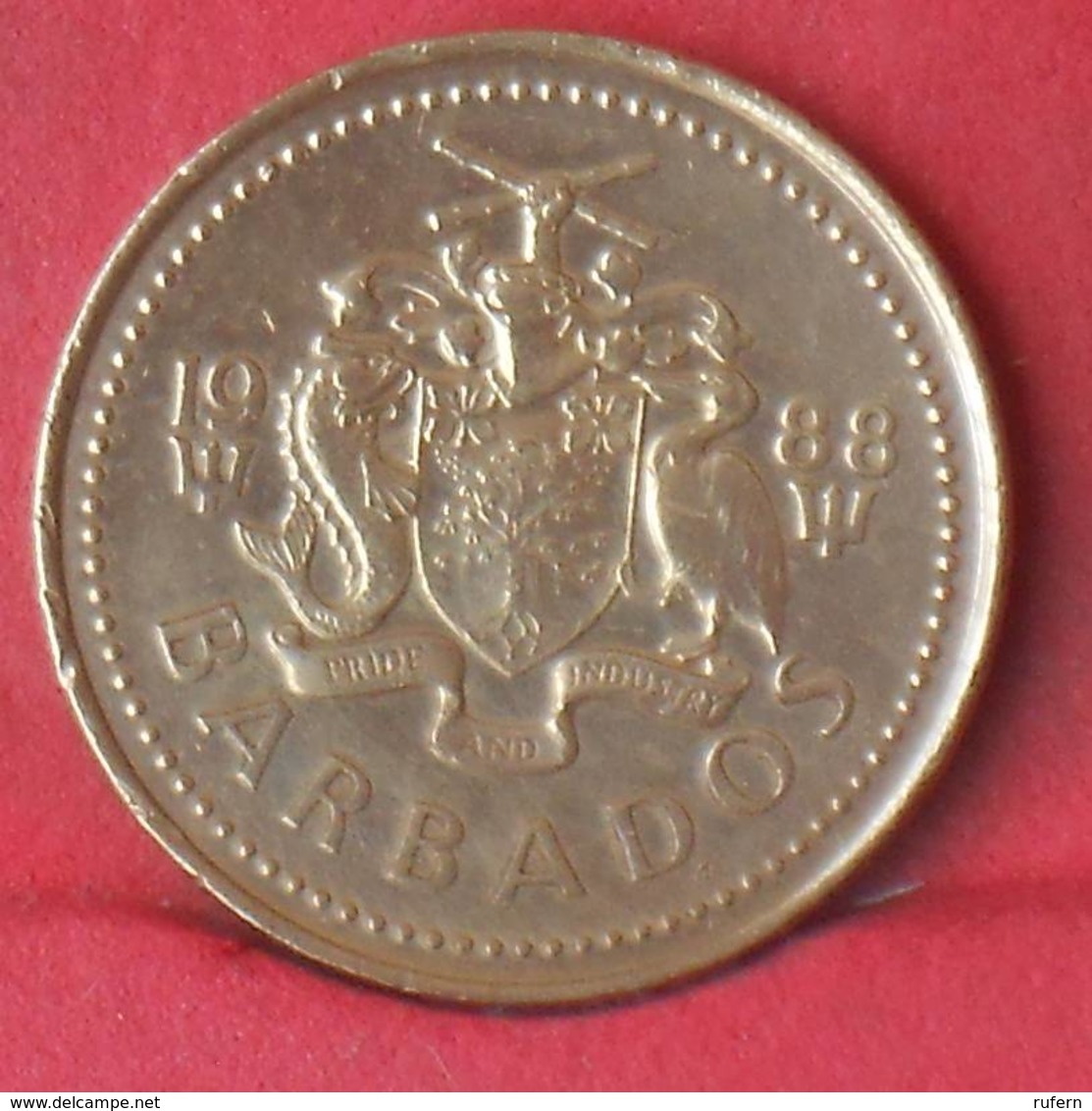 BARBADOS 5 CENTS 1988 -    KM# 11 - (Nº28968) - Barbados (Barbuda)