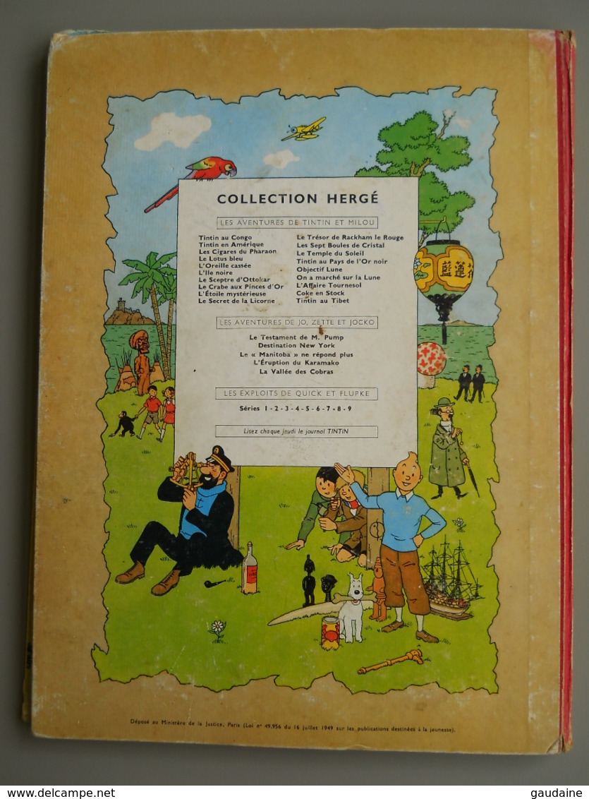 TINTIN AU CONGO – B29 - Edition 1960 - Tintin