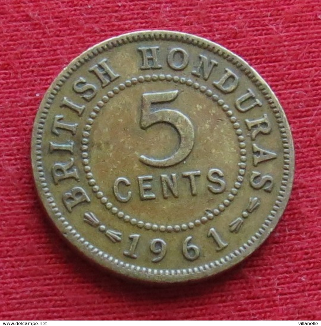 British Honduras 5 Cents 1961 KM# 31 - Belize