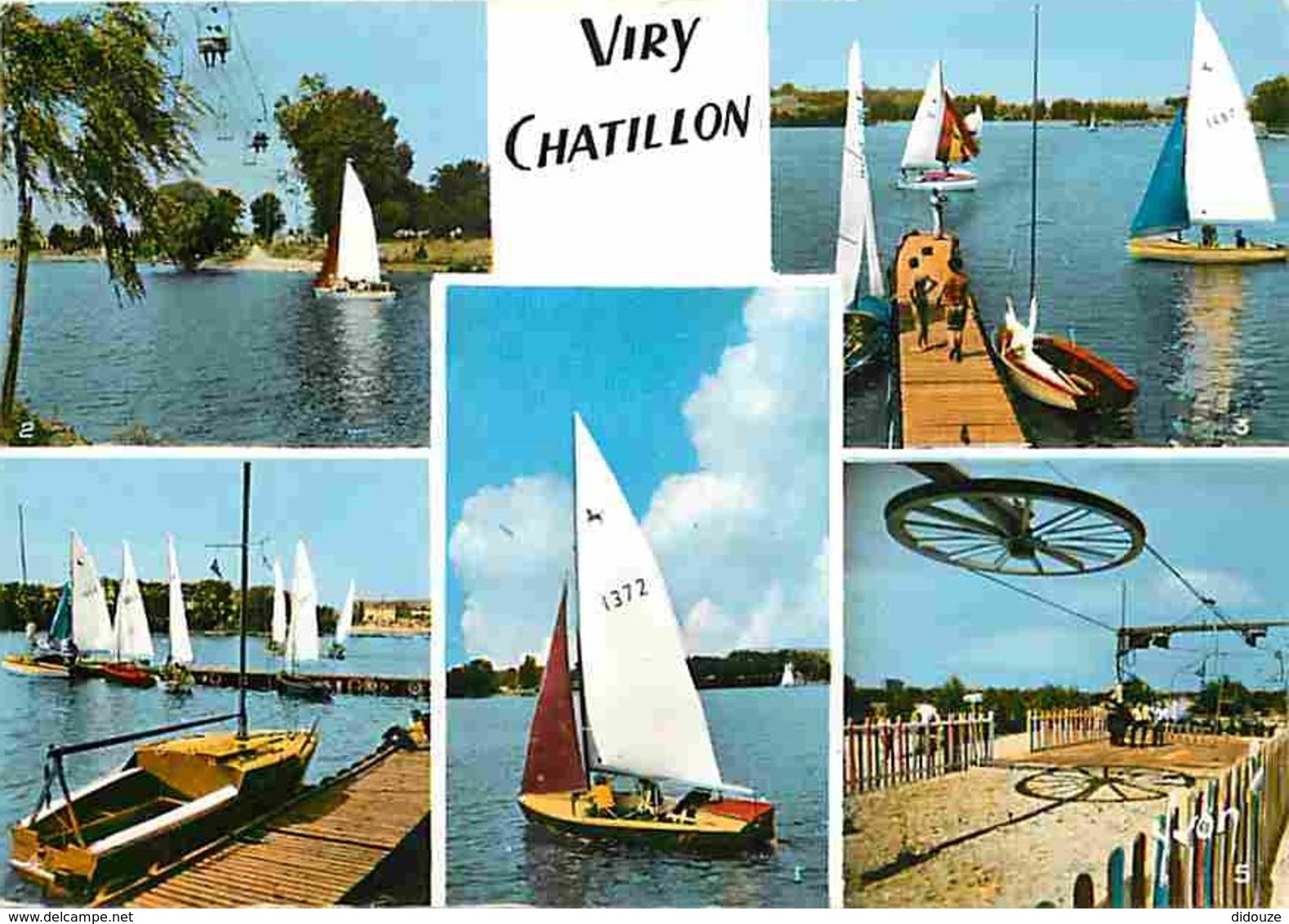 91 - Viry-Chatillon - Le Bassin Nautique - Multivues - Voile - Voir Scans Recto-Verso - Viry-Châtillon