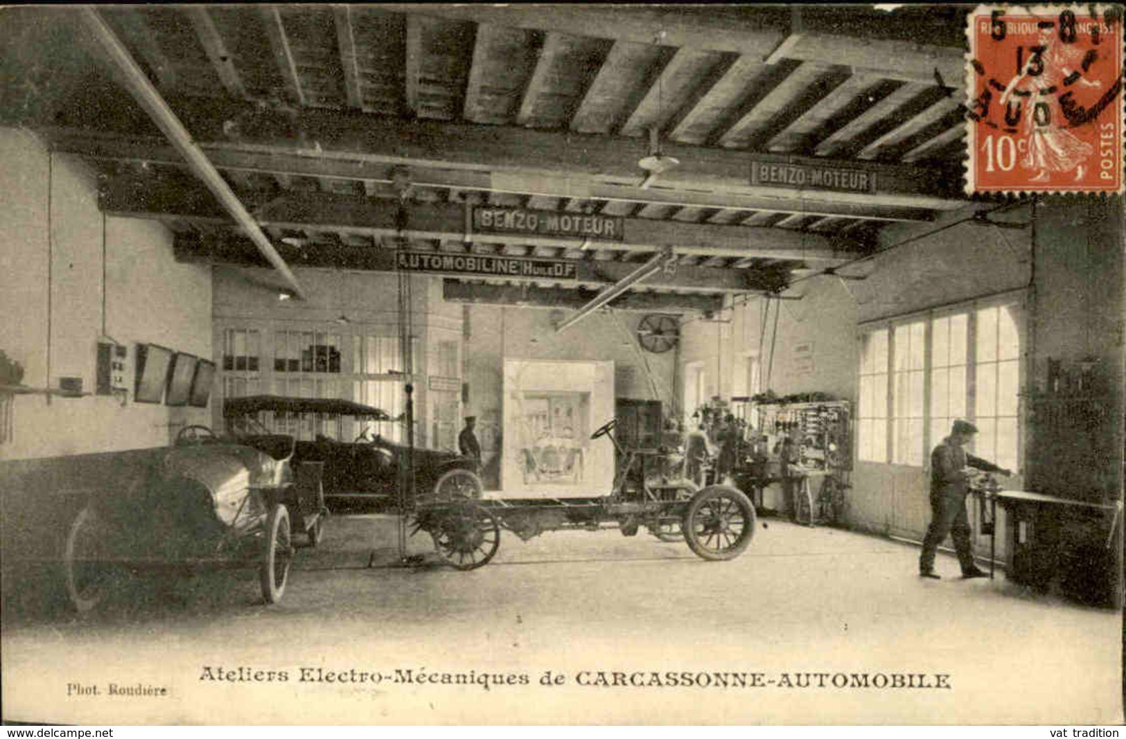 FRANCE - Carte Postale - Carcassonne - Ateliers électro-mécaniques De Carcassonne - Automobile - L 30074 - Carcassonne