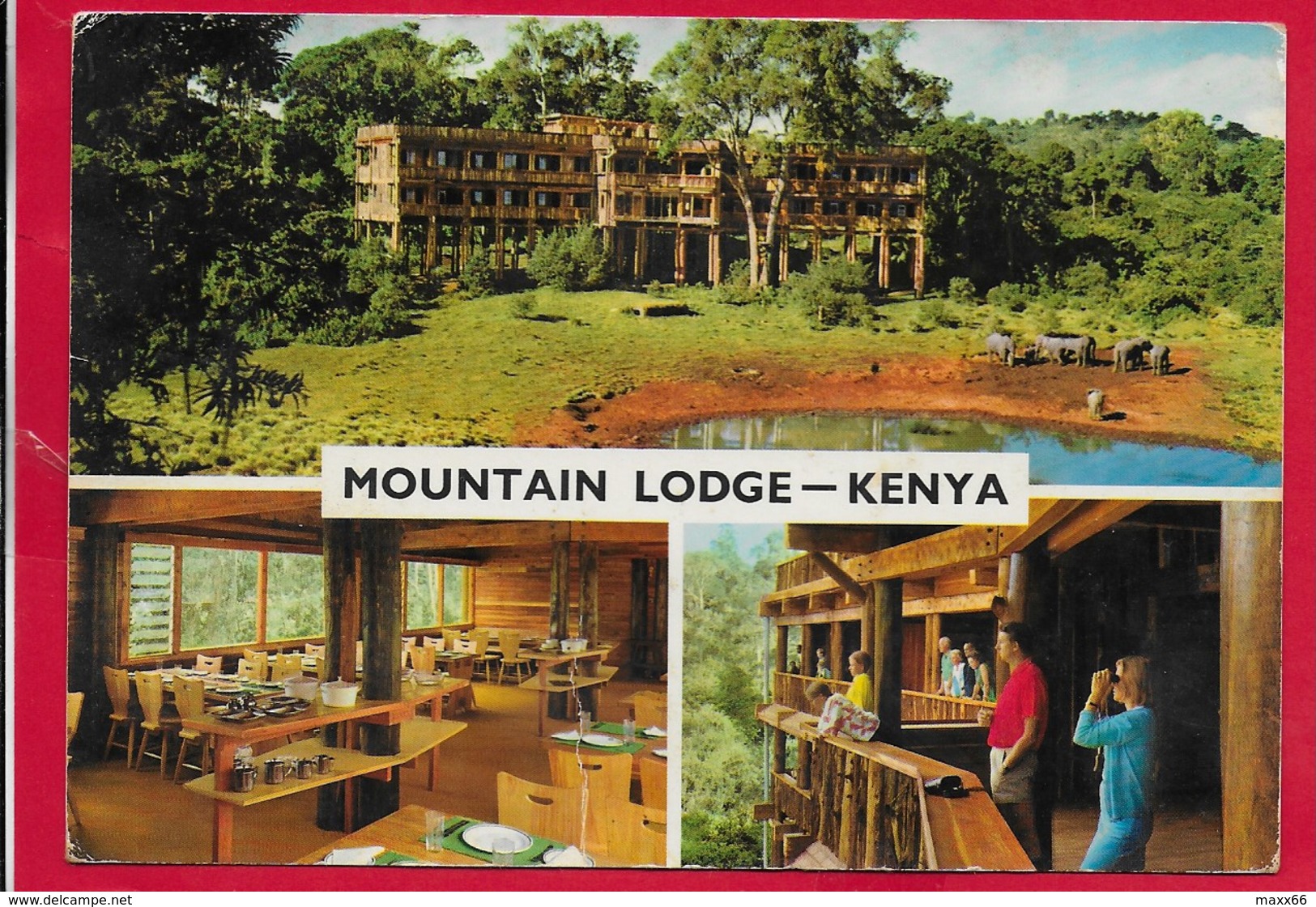 CARTOLINA VG KENIA - Mountain Lodge - Mount Kenya - 10 X 15 - ANN. 1978 - Kenia