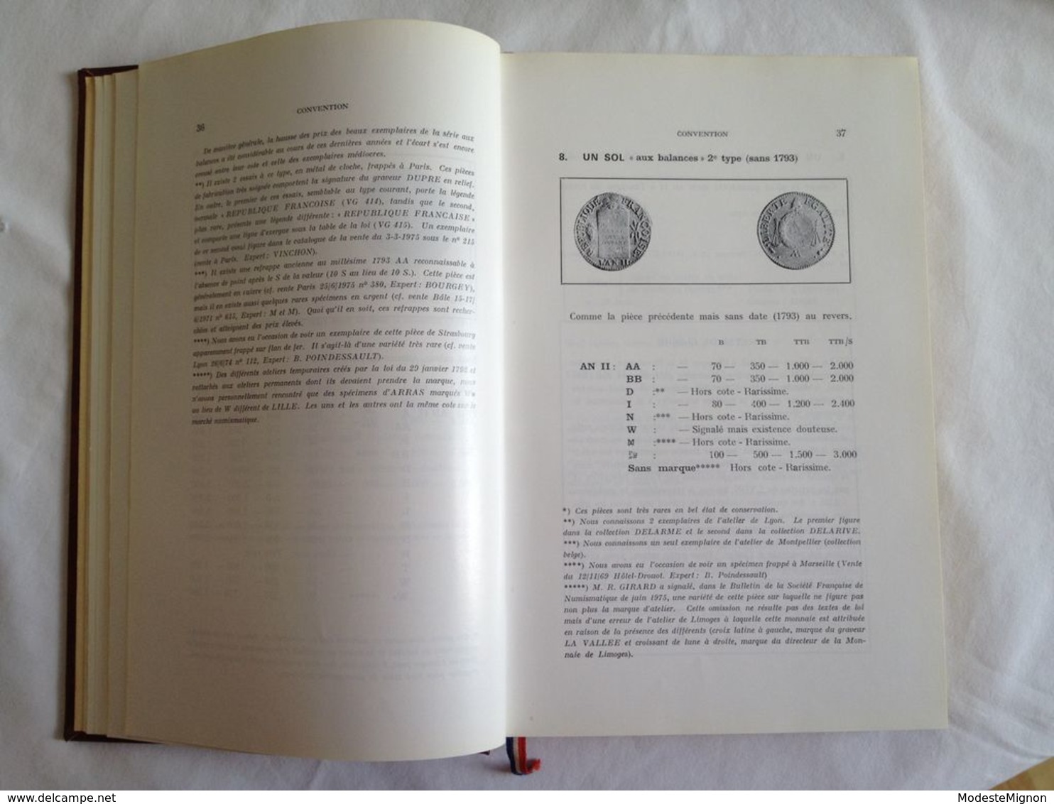 Répertoire De La Numismatique Française Contemporaine. 1793 à Nos Jours. Tome 1 Par J. De Mey Et B. Poindessault - Other & Unclassified