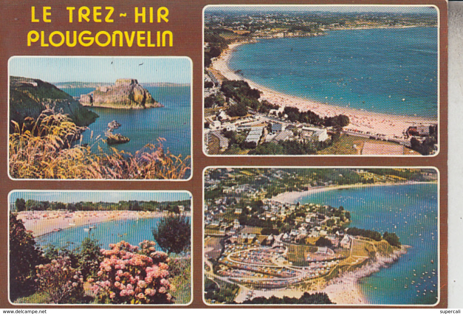 RT33.188  PLOUGONVELIN. FINISTERE.LE FORT ET LA PLAGE DU TREZ-HIR. DANS L'ANSE DE BERTHEAUME.EDIT D'ART "JACK" - Plougonvelin