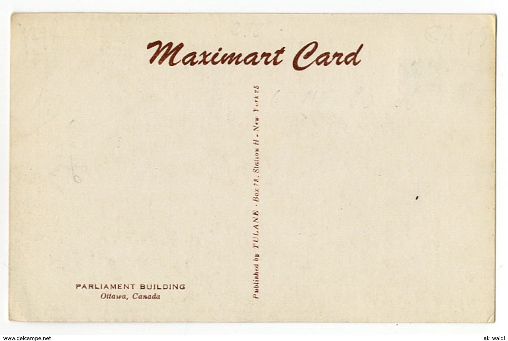 Kanada, Ottawa 1957 - Maximum Cards