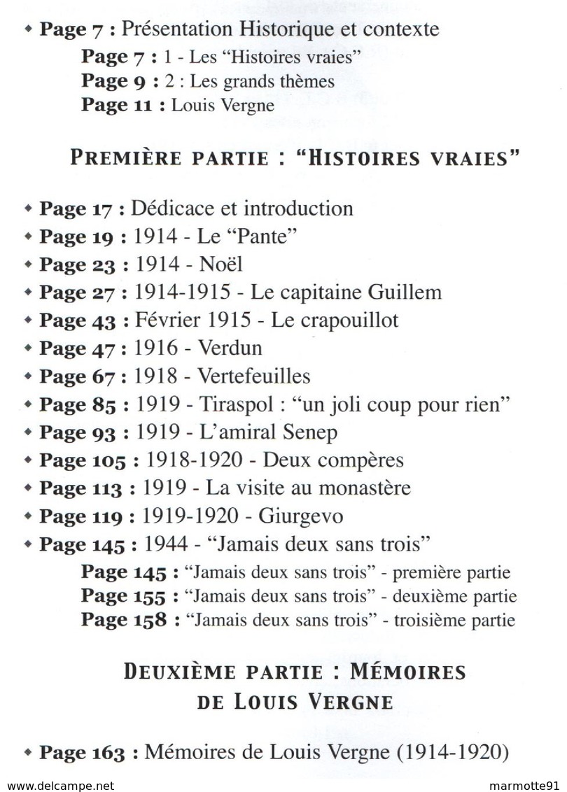 LES TROIS GUERRES DU GENERAL VERGNE 1914 1919 1939 RECIT TRANCHEES CHARS ASSAUT ARMEE ORIENT RESISTANCE - Francese