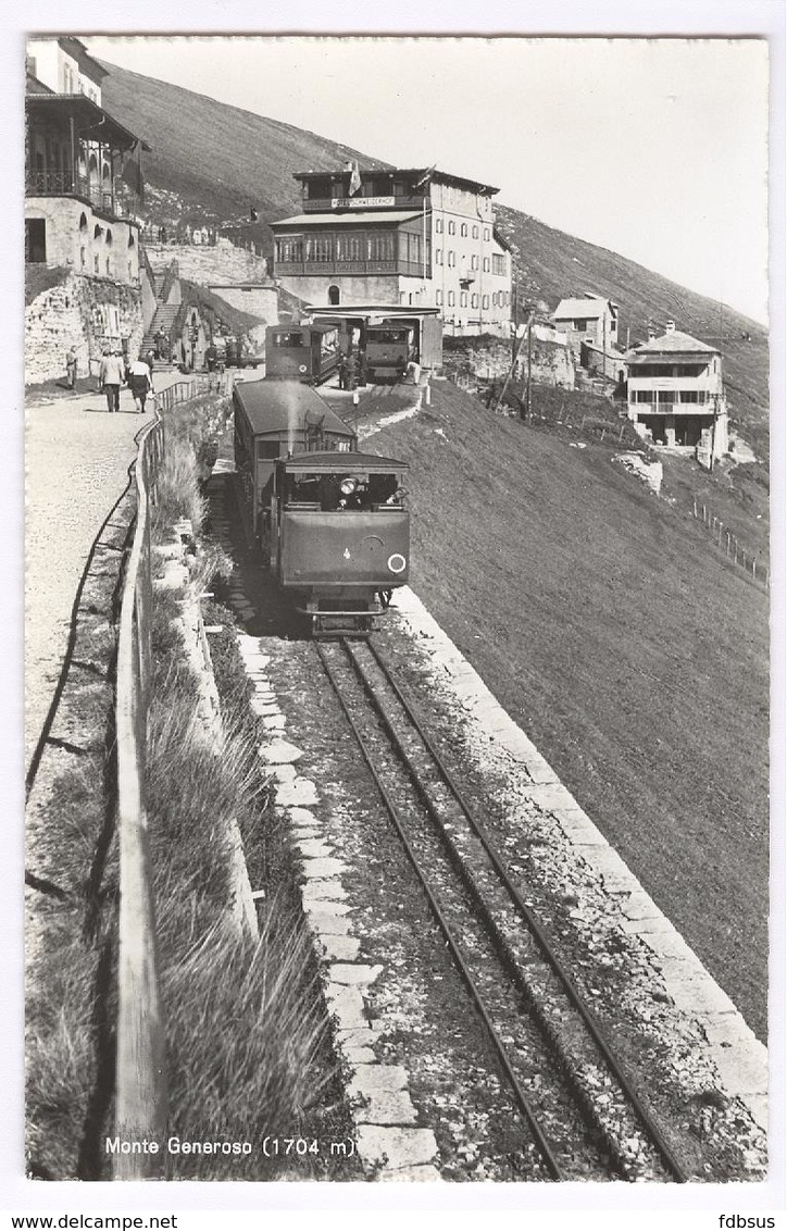 Alberghi  - Monte Generoso (also Known As Calvagione) -  Vetta - Ed. Wehrli - Train - Altri & Non Classificati