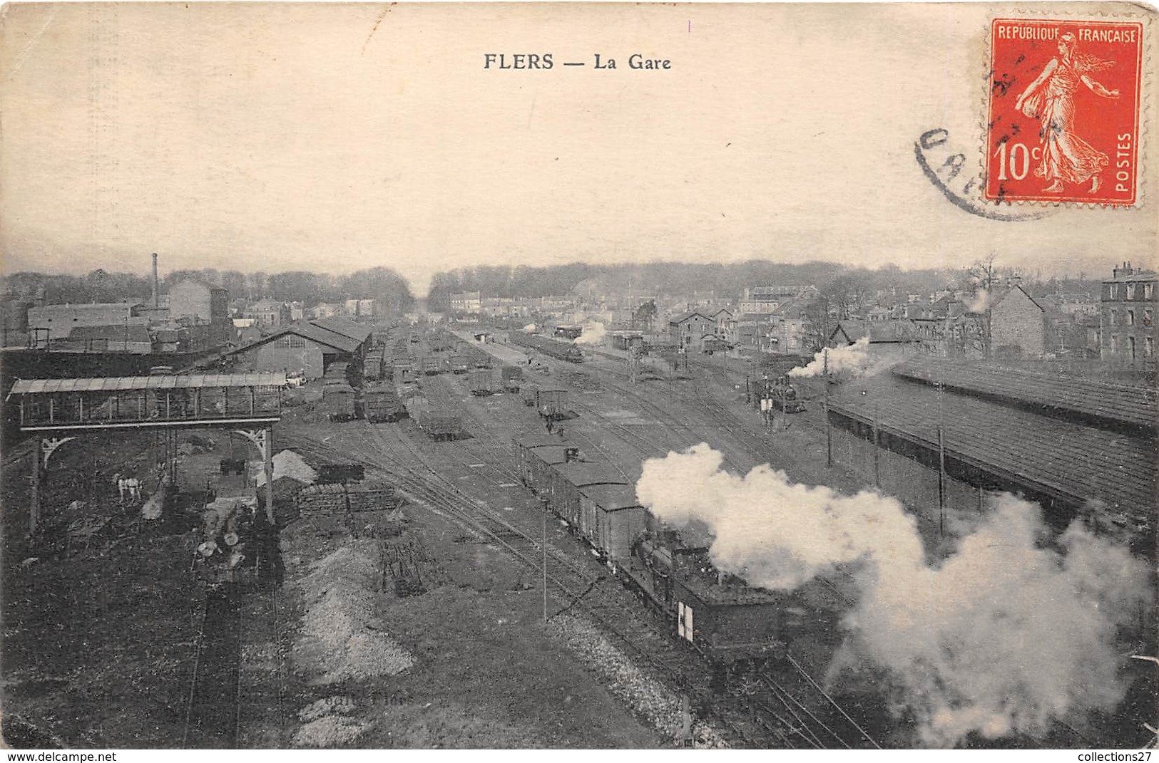 61-FLERS- LA LA GARE - Flers