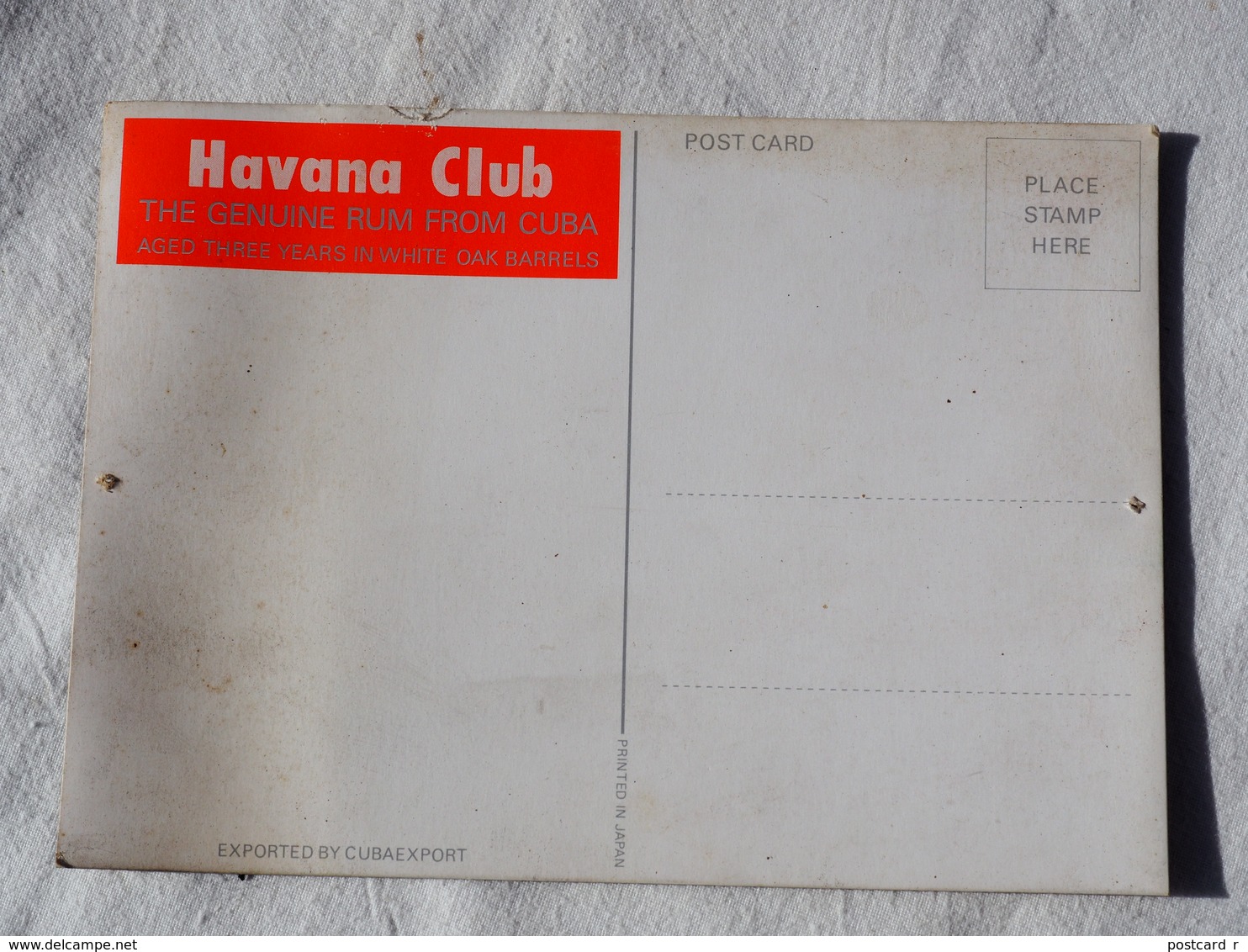 3d 3 D Lenticular Stereo Postcard Havana Club From Cuba     A 191 - Stereoscope Cards