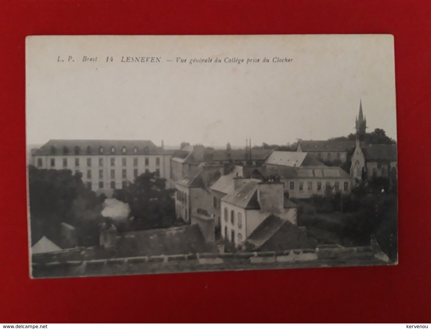 Brest LESNEVEN Vue Generale Du Collège Prise Du Clocher - Lesneven