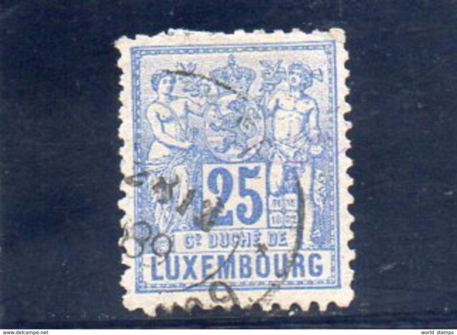 LUXEMBOURG 1882-91 O - 1882 Allegorie