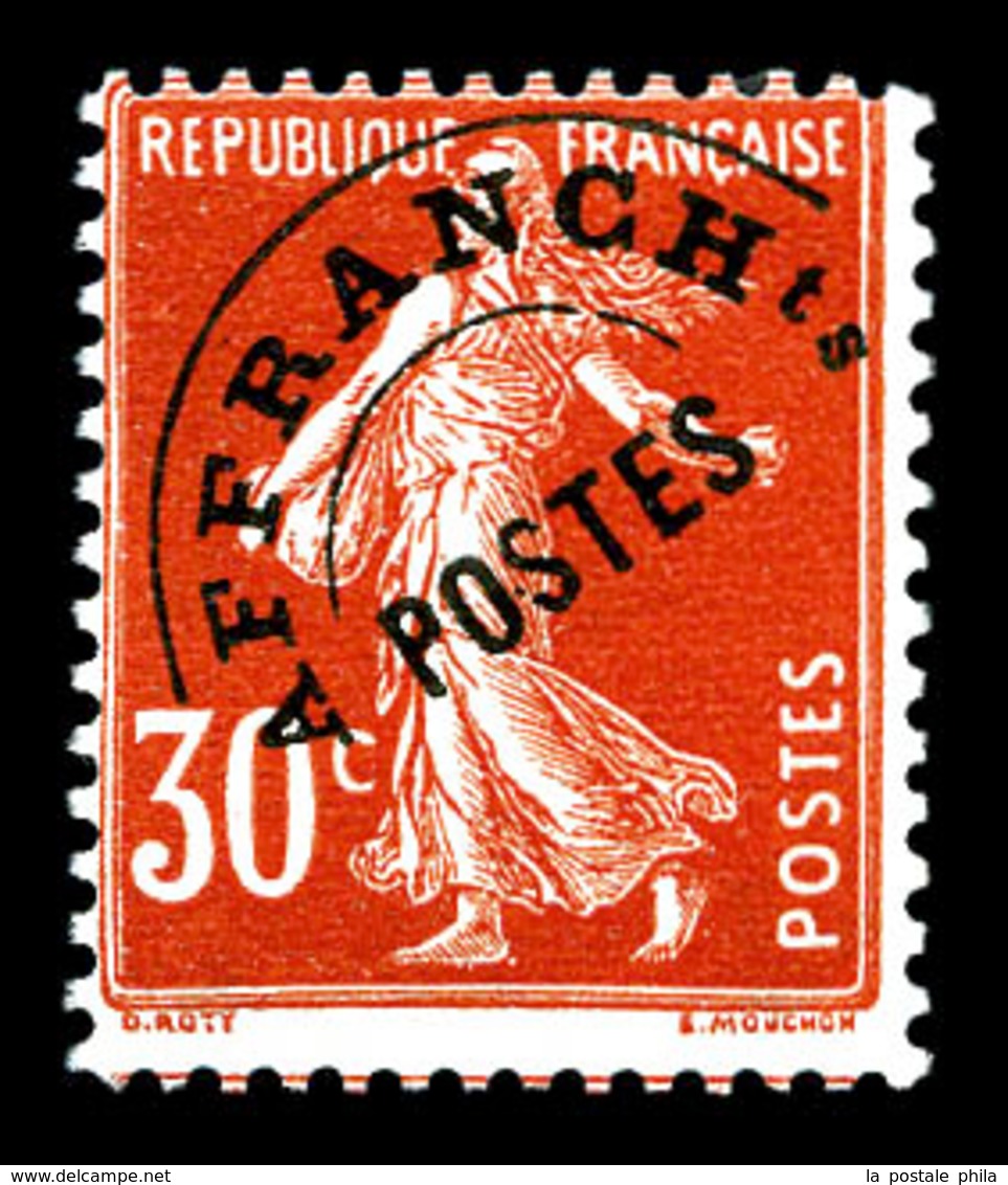 ** N°58, Semeuse, 30c Rouge, Frais, TB   Qualité: **  Cote: 320 Euros - 1893-1947