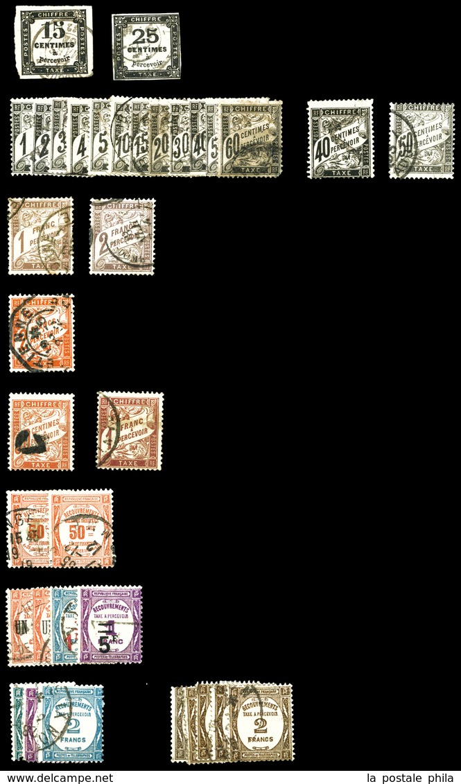 & 1861/1955, Ensemble De Timbres Neufs Et Oblitérés Tous états, De Bonnes Valeurs Dont N°22*, 34*, 47*. à étudier  Quali - Collections