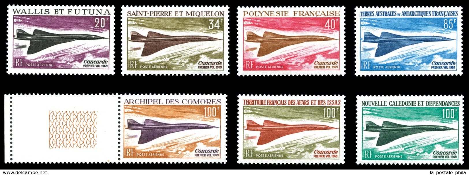 ** Concorde, Série Complète, Les 7 Valeurs TB  Qualité: **  Cote: 304 Euros - 1939 150e Anniversaire De La Révolution Française