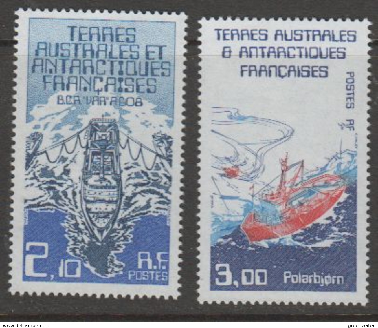 TAAF 1986 Ships 2v  ** Mnh (42879A) - Ongebruikt