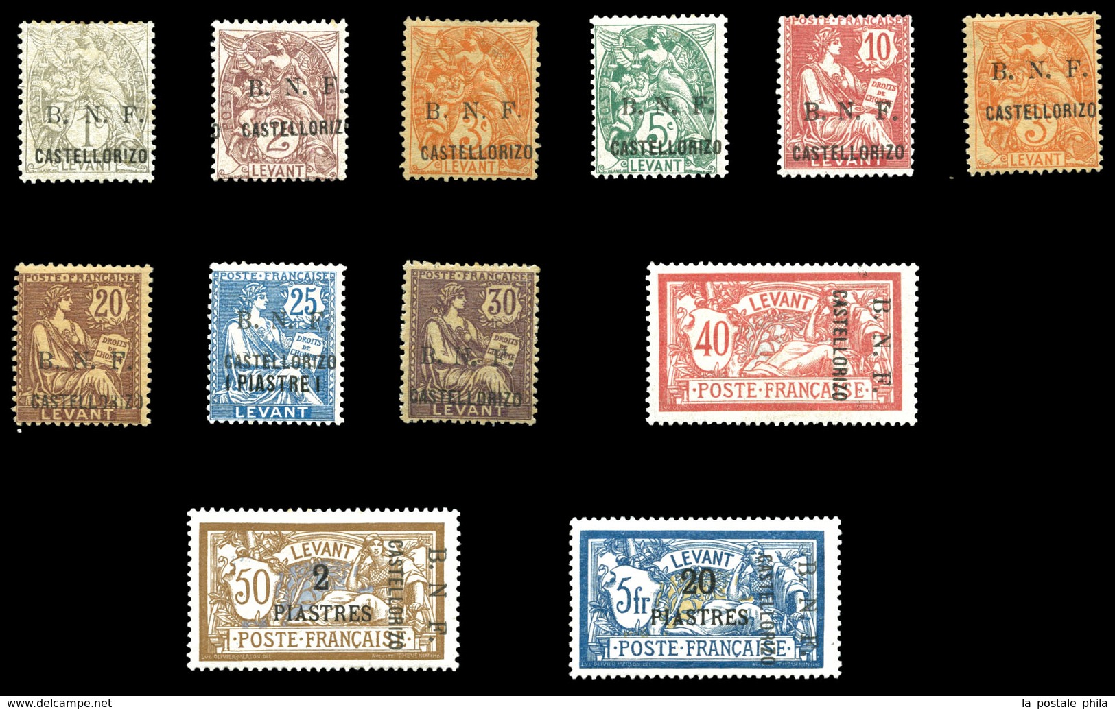 * N°1/13, Série Complète (sfN°12), Les 12 Valeurs SUP. R. (signés/certificat)  Qualité: *  Cote: 2000 Euros - Unused Stamps