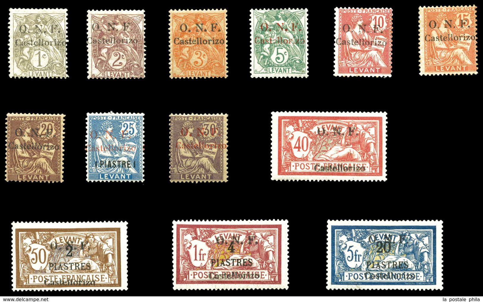 * N°14/26, Série Complète (sf N°25A), Les 12 Valeurs TTB. R. (certificat)  Qualité: *  Cote: 1260 Euros - Unused Stamps