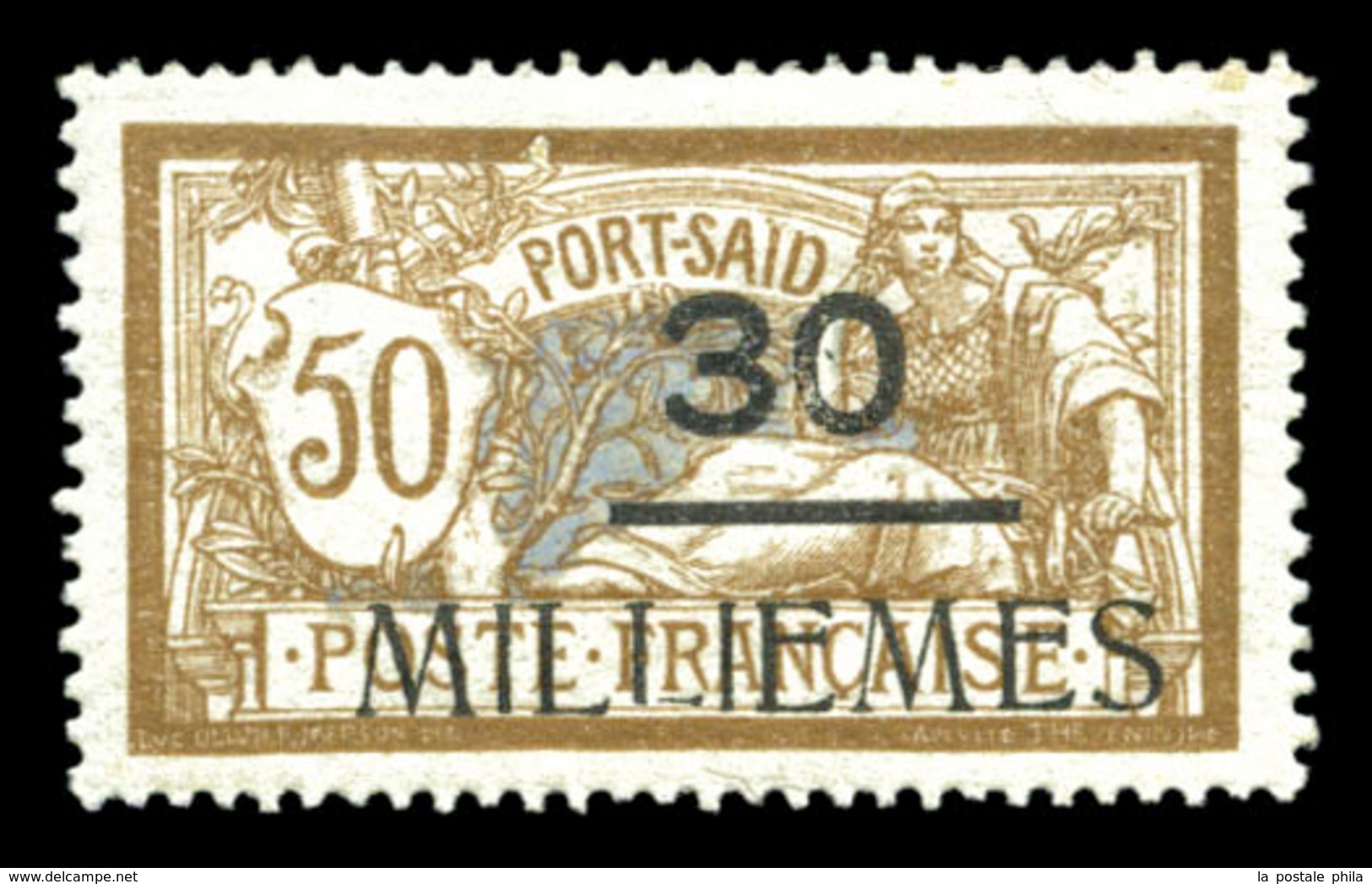 * N°66, 30 M Sur 50c Merson, . SUP (signé Brun)  Qualité: *  Cote: 320 Euros - Unused Stamps