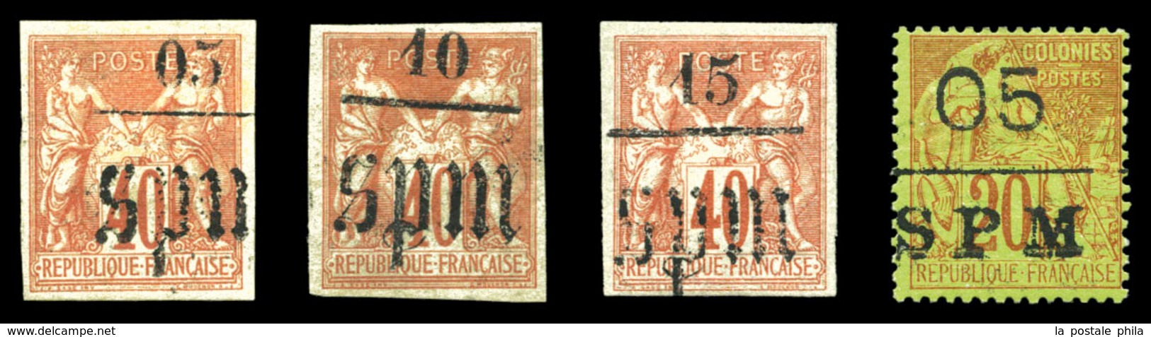 * N°5/8, Les 4 Valeurs TTB  Qualité: *  Cote: 320 Euros - Used Stamps