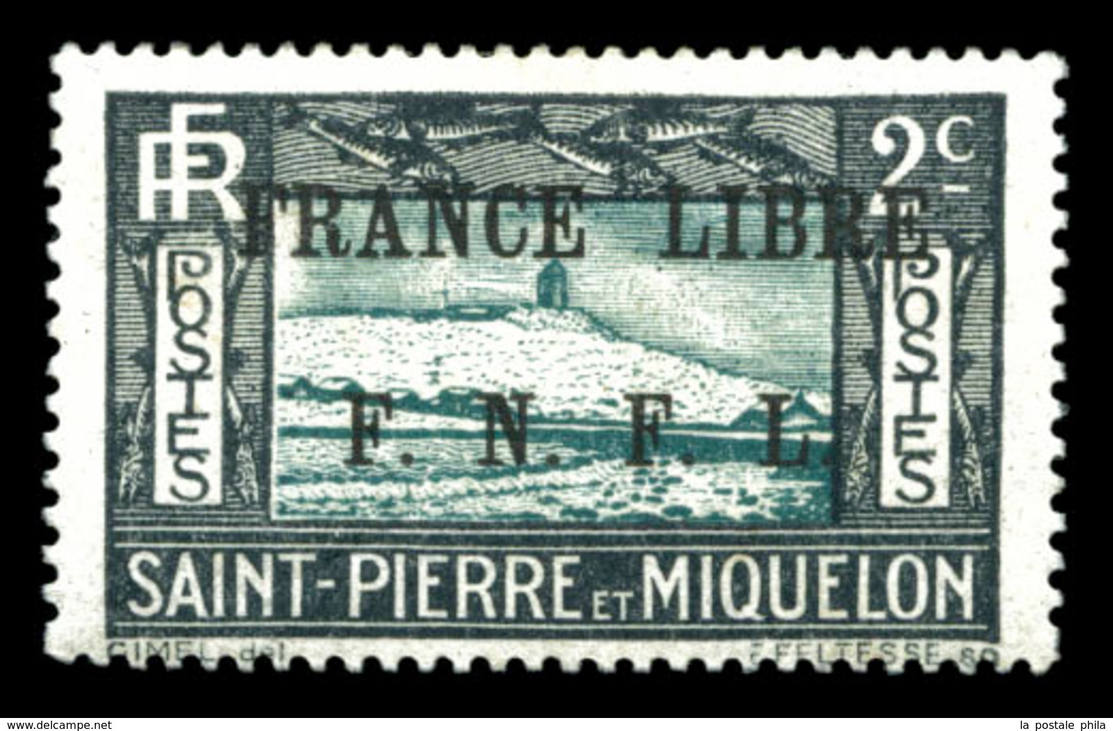 * N°234, 2c Noir Et Vert-bleu Surchargé. TTB (certificat)  Qualité: *  Cote: 350 Euros - Used Stamps