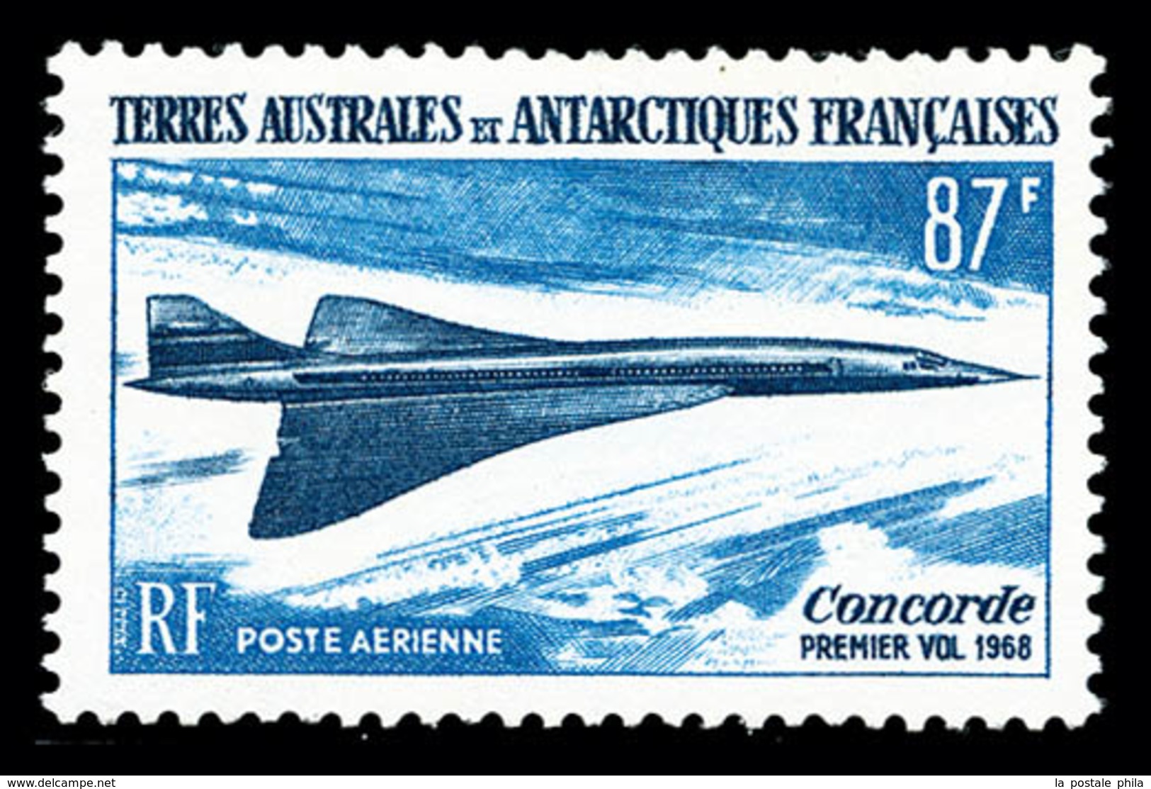 ** N°19a, Non émis: Concorde, Faciale 87F Au Lieu De 85F, Un Des Rares Exemplaires Connus, SUPERBE (certificat)  Qualité - Neufs