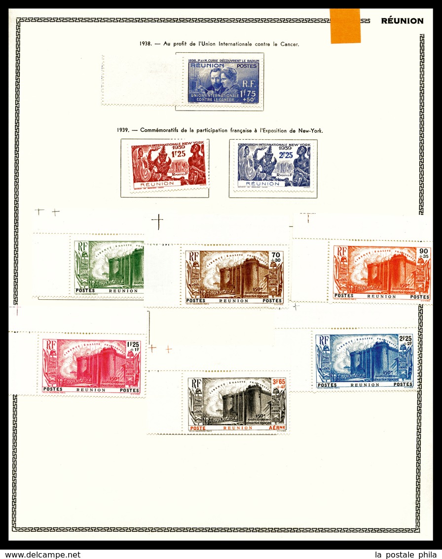 * REUNION,1891/1960: Poste, PA, Taxe: Collection Bien Fournie. TTB  Qualité: *  Cote: 1284 Euros - Collections