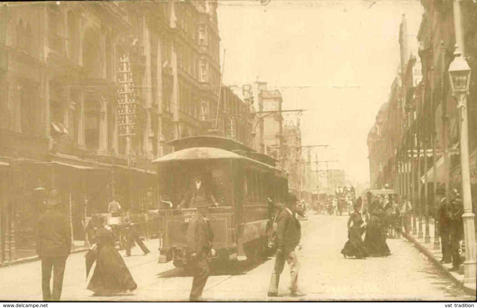 AUSTRALIE - Carte Postale Photo - Sydney - Une Rue Avec Tramway  - L 30394 - Sydney